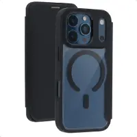 IMoshion Transparante Bookcase met MagSafe voor de Apple iPhone 17 Pro - Zwart