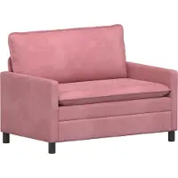 vidaXL Bank Roze 126 x 81 x 87,5 cm Fluweel