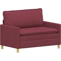 vidaXL Bank Wijnrood 126 x 81 x 87,5 cm Stof