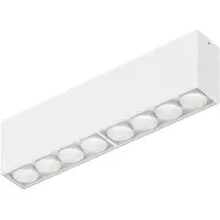 Wever & Ducre WEVER &amp; DUCRÉ LED plafondlamp Linoo 8.0, matwit metaal Linoo, dimbaar, wit / opaal, Woon-/ Eetkamer, Aluminium, Modern, downlight