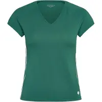 Bjƶrn Borg Tennisshirt Bjrn Borg Women Ace V-Neck Posy Green-M
