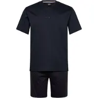 BOSS Pyjama kort navy / enziaan