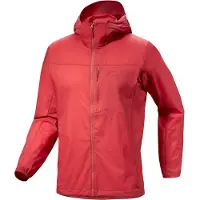 Arc'teryx - Trail / Running kleding - Squamish Hoody M Stone Red voor Heren van Nylon - Maat S - Rood