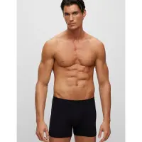 BOSS Heren Pack 2 Zwarte UltraSoft Boxershorts (XL), Homewear, Modaal 50475677