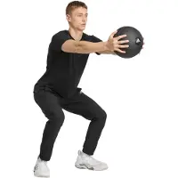 Adidas Sportbroek 'Tech Apparel' antraciet / lichtgrijs / zwart
