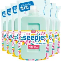 Seepje 6x Wasmiddel Kleur Magische Magnolia Navulling 945 ml