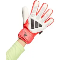 Adidas Predator Match Fingersave Keepershandschoenen Kids Wit Rood Zwart