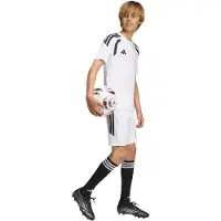 Adidas Performance Junior voetbalshort Tiro26 wit Sportbroek Jongens/Meisjes Polyester - maat 140