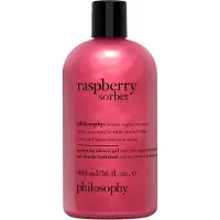 Philosophy Body 3 in 1 Raspberry Sorbet Shampoo, Shower Gel & Bubble Bath 480ml