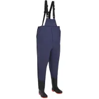 vidaXL Borstlaarzen met laarzen Maat 39 Blauw