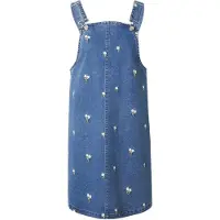 Pieces Overgooier 'PCFlora' blauw denim / lichtgeel / lichtgroen / wit
