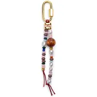 Manfield Multicolor kralen bag charm | Maat adult