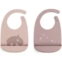 Done by Deer Ozzo slabbetje 2-pack Poeder