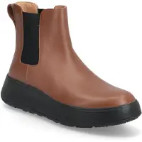 FitFlop F-mode leather flatform chelsea boots
