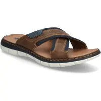 Rieker Slipper 25182-14 Blauw Bruin