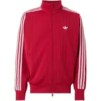 Adidas Tussenjas 'Firebird Drop Needle' rood / wit