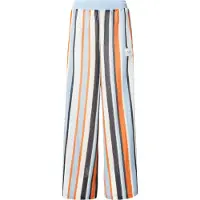 Adidas Originals Broek 'Summer Glow Firebird' navy / lichtblauw / oranje / wit