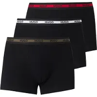 HUGO Boxershorts olijfgroen / rood / zwart / wit