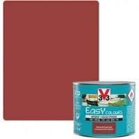 V33 Decoratieve Verf Easy Colours - Papaver - Zijdeglans 0.125l