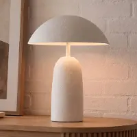 LumenXL Mushroom tafellamp Pablo 2-lichts van metaal - wit