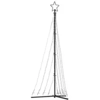 vidaXL LED-kerstboom 447 LEDs koud wit 250 cm