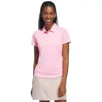 Adidas Functioneel shirt 'Women's Solid Performance Short Sleeve Polo' rosa