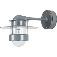 Louis Poulsen Albertslund outdoor wandlamp kort grijs - 5743142709