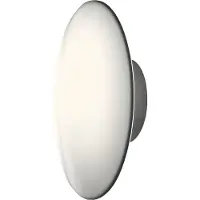Louis Poulsen Design wandlamp AJ Eklipta, dimbaar, wit / opaal, Woon-/ Eetkamer, Glas, Design, Wandlamp design