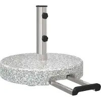 vidaXL Parasolstandaard, zwart, Ø 45 x 37,5 cm, graniet