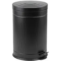 Delinia Pedaalemmer - Staal - Mat Zwart - Diameter30x47cm - 20l