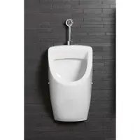 Sanindusa Urinoir-set - Keramiek - Incl. Drukspoeler - Wit - 35x35x61cm