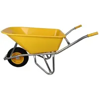 Talentools Kruiwagen - Anti-lek Wiel - Kunststof Bak - 138x68x70cm - 100l