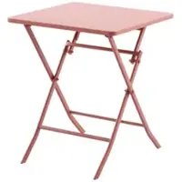 Central Park Tuintafel Stacy - Staal - 60cm X 60cm X 71cm - Inklapbaar