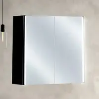 Overig Spiegelkast Nova - Met Verlichting - Met Soft-close - 80x75x17cm
