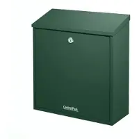 Central Park Wandbrievenbus Mailpal 500g - Staal - Groen - 36,5x41x16,5cm