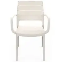 Keter Tuinstoel Porto - Stapelbaar - Kunststof - Grijs - 56,5 X 53,5 X 82cm