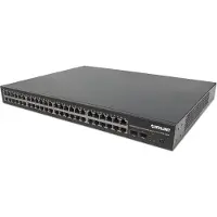 Intellinet 54-Port L2+ Fully Managed PoE+ Switch met 48 Gigabit Ports en 6 SFP+ Uplinks (54 Havens), Netwerkschakelaar