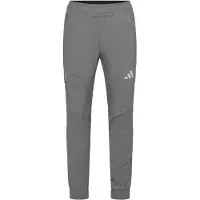 Adidas - Kid's Hooded Tech Woven Pants - Trainingsbroek 152, grijs
