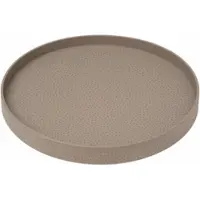 Giobagnara Tray Polo Round Extra Large Printed Calfskin Golf Mud