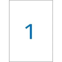 APLI Weerbestendige etiketten, 210 x 297 mm, transparant