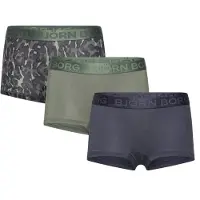 Björn Borg Cotton Stretch Boxer Shorts 3-pack Groen | Maat: 170