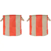 OYOY Kara opbergmand medium Ø32x32 cm 2-pack Cherry Red