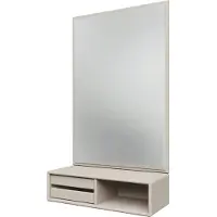 Montana Glance Wandspiegel Met Schap - Wandspiegels Spiegelglas Clay - GLANCE 168-CLAY
