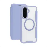 IMoshion Transparante Bookcase met MagSafe voor de Samsung Galaxy A37 (5G) - Lila