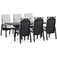 Lifestyle Garden Furniture Lifestyle Vivaro/Monza 230x100 cm dining tuinset 7-delig