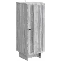 vidaXL Dressoir Grijs Sonoma 33 x 34,5 x 90 cm Bewerkt hout