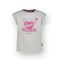 Vingino T-shirt Hamae Meisje Grijs 152