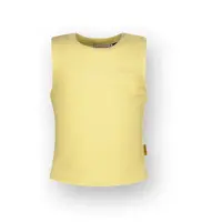 Vingino Girls Basic-crop Rib Top Top Summer Yellow Size: 12 | Outlet | kids | Geel