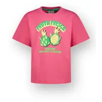 Vingino T-shirt roze Meisjes Katoen Ronde hals Printopdruk - maat 152