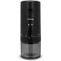 Huslog Zwaartekracht zout- en pepermolenset (2 stuks), met LED-verlichting, instelbare maling